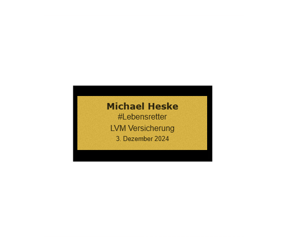 Pokal Herzen ML-HEA - 21 cm / Gold