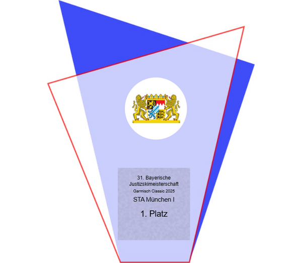 Glas Pokal Blau GL.051-L oder Rot GL.052-L - Blau / 21.5 cm / Laser-Gravur