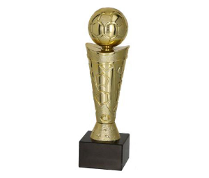 Fußball Pokal 9061 - 18 cm / Gold