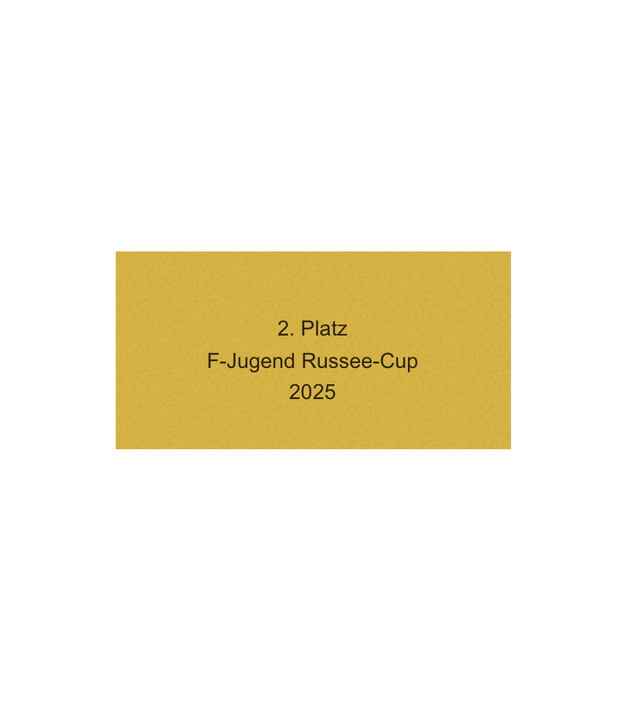Fussballpokal 87-0 - Gold Schwarz / 47 cm