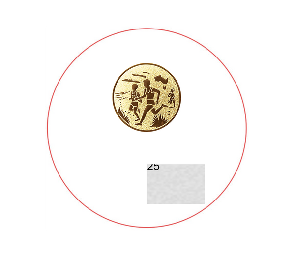 Holzmedaille aus Birke MN70 - Birke natur / 60/70mm / Laser-Gravur