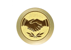 Ehrentafel G55 - Blau / Gold / 175x125 mm