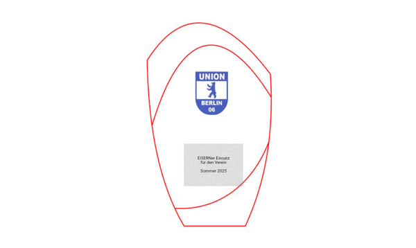 Glas Pokal Blau W55-L - Blau/Transparent / 20.5 cm