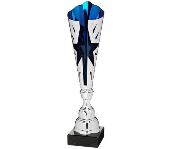 Pokalserie X320 - Silber Blau / 39,5 cm