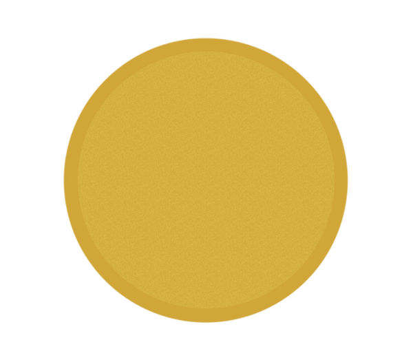 Gravurronde Gold selbstklebend - Gold / 30 mm