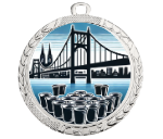 Medaille D113 Ø 60 mm - Silber / 60 mm