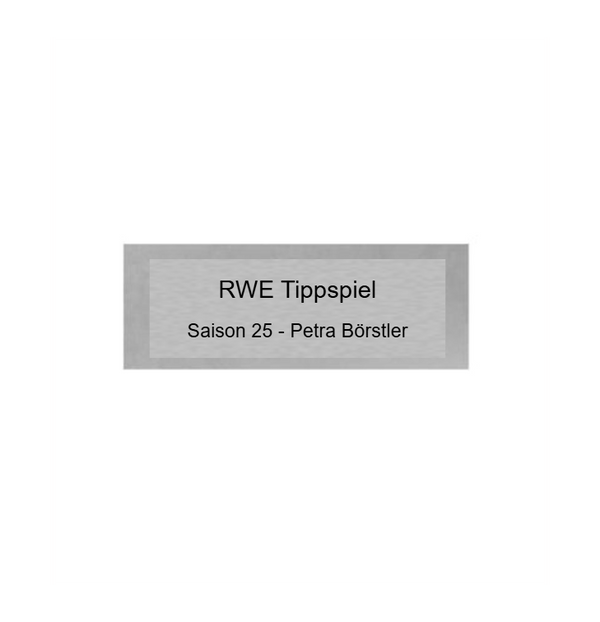 Fußball Pokal FG401 - Silber Mehrfarbig / 30 cm