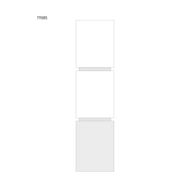 Crystal Ice Tower Award 79085 - Laser-Gravur / Gefrostet / Klar / 24.5 cm