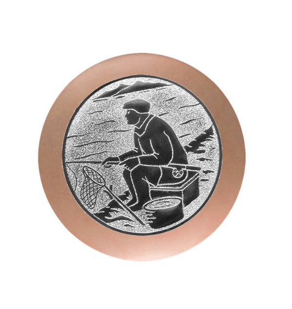 Wellenschliffpokal Schild & Emblem - Transparent / 15 cm
