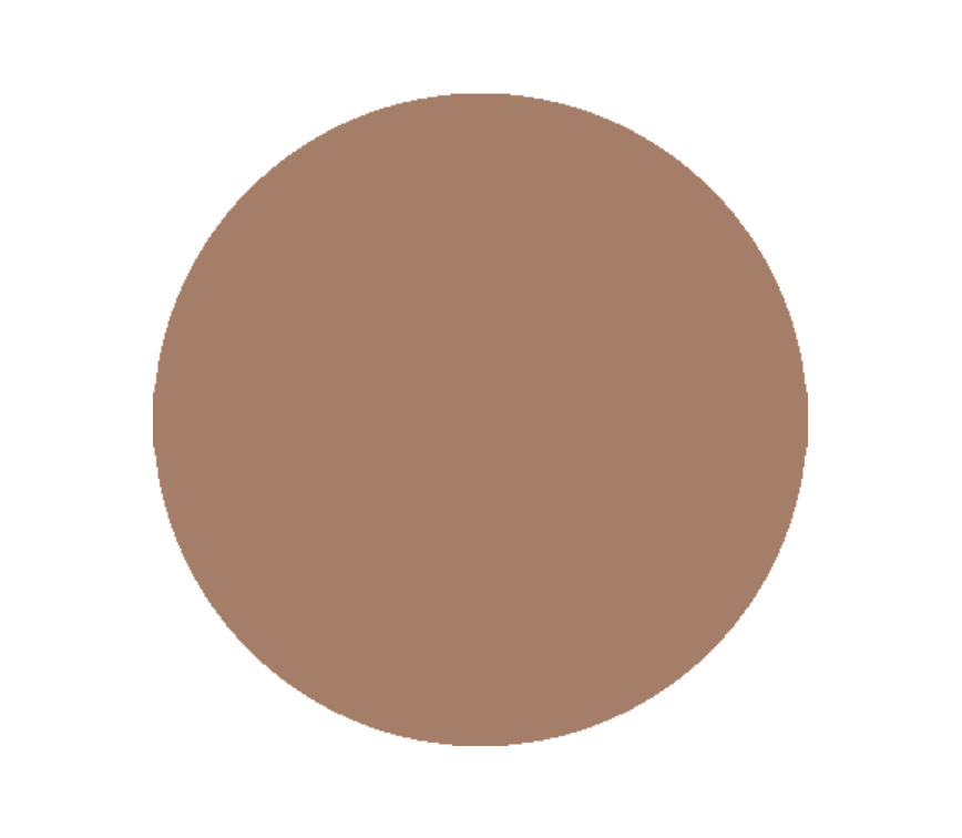 Aluminium-Emblem - 50 mm / Bronze/Alu
