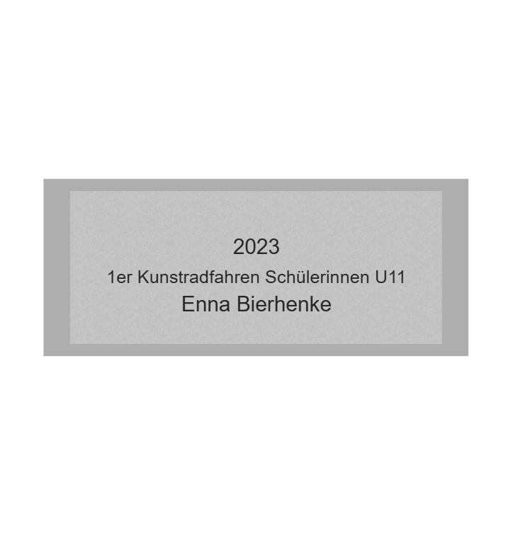 Gravurschild Silber selbstklebend - Silber / 60 x 25 mm