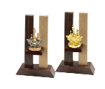 Holz Trophäe Schach FX031/P031 - Auswahl Grau / 19 cm