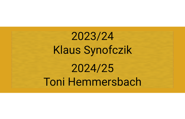 Gravurschild Gold selbstklebend - Gold / 70 x 25 mm