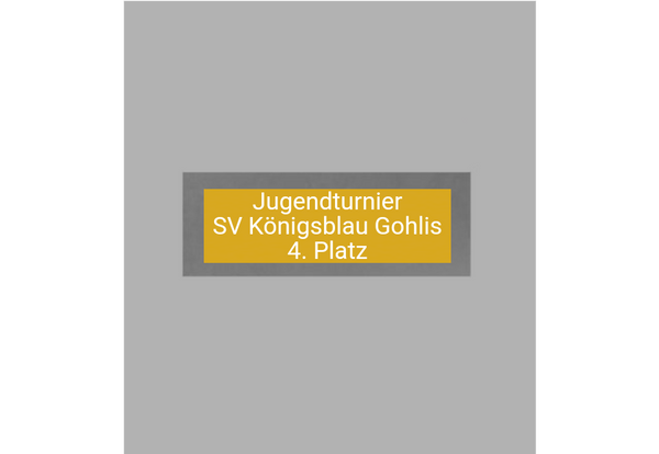 Fußball Pokal PFS_004 - 19.5 cm / Silber Mehrfarbig