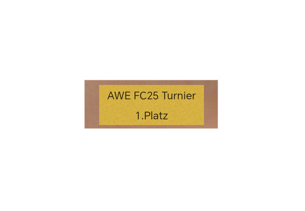 Glas Pokal Game Controller FG106 - 15 cm / Transparent Schwarz