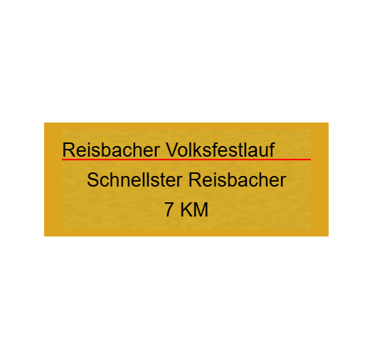 Gravurschild Gold selbstklebend - Gold / 50 x 20 mm