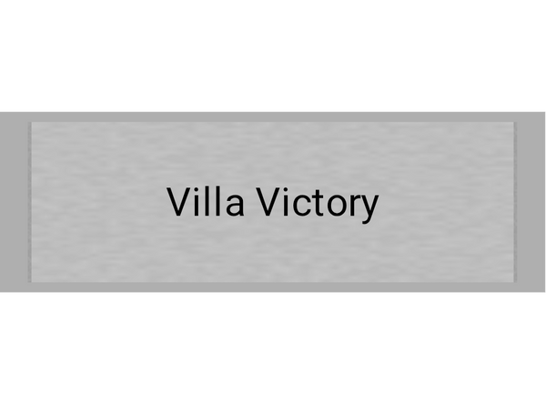 Klingelschild Silber selbstklebend - Silber / 60 x 20 mm