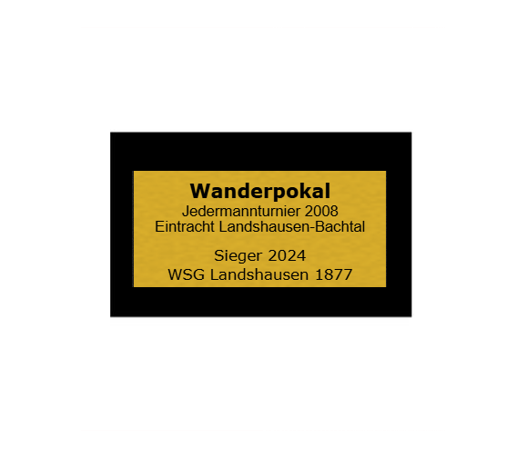 Fußball Pokal 85-3 - Silber Gold / 52 cm