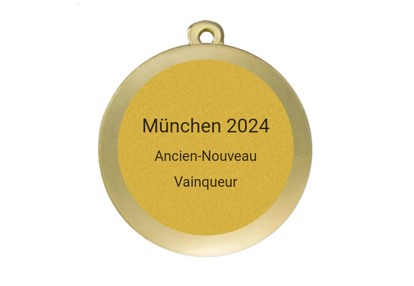 Medaille Fußball D112A Ø 50mm - Gold / 50 mm