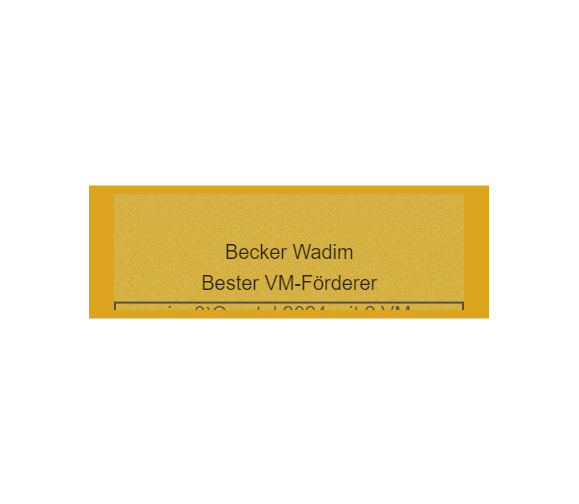 Gravurschild Gold selbstklebend - Gold / 60 x 20 mm