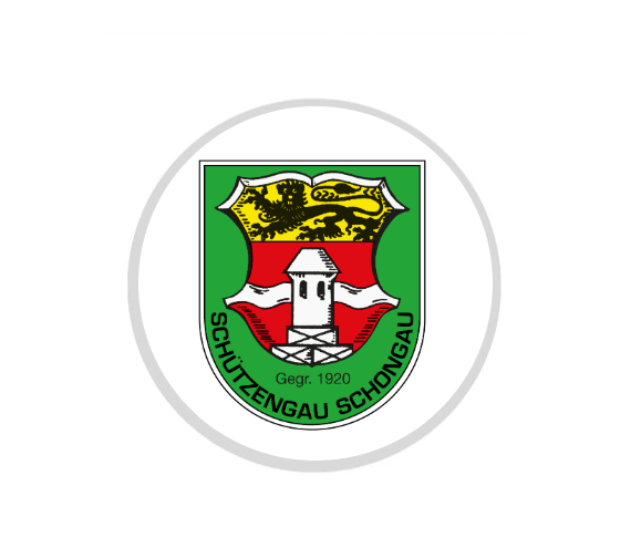 Glas Pokal 8805 blau Schild & Emblem - Silber Blau / 20 cm