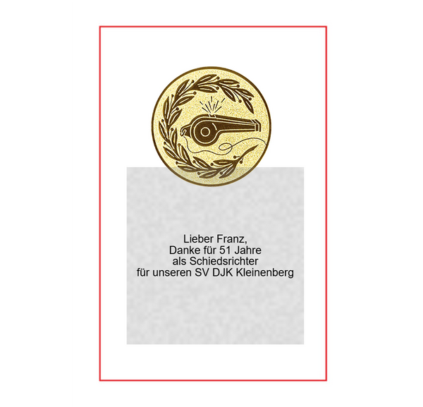 Glas-Holz Award 68198 - Klarglas/Braun / 25 cm / Laser-Gravur