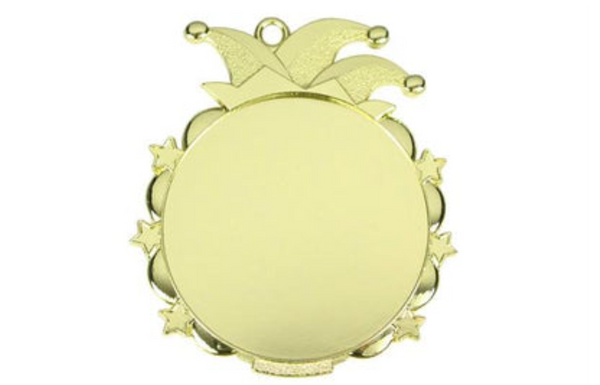 Karnevals Medaille D53 - Gold / 65x70mm