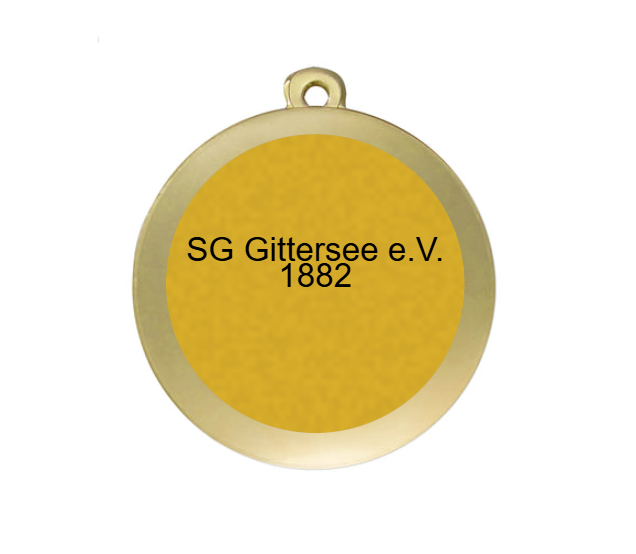 Frauen Fußball NZ18D  Ø 50 mm - Gold / 50 mm