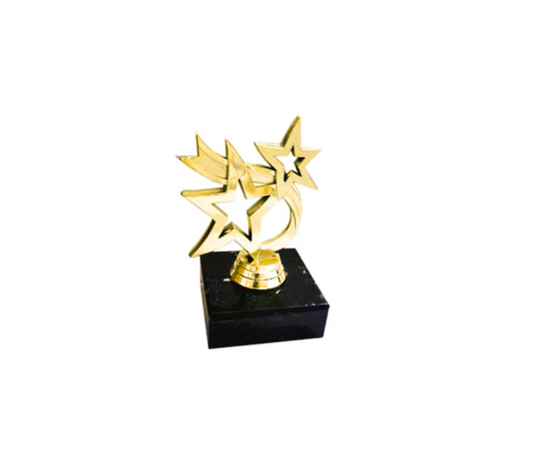 Mini Pokal Stern 190-G - Gold / 10 cm