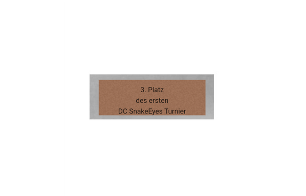 Dart Pokal FG4121 - 14.5 cm / Silber Mehrfarbig