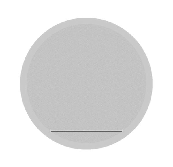 Gravurronde Silber selbstklebend - Silber / 45 mm