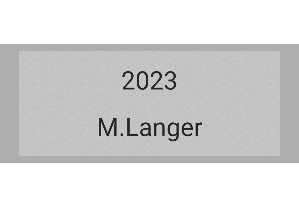 Gravurschild Silber selbstklebend - Silber / 50 x 20 mm