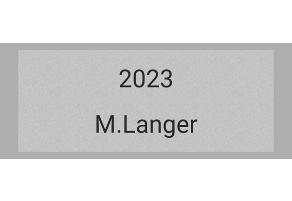 Gravurschild Silber selbstklebend - Silber / 50 x 20 mm