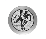 Fußballpokal 3949 - 14 cm / Silber Gold