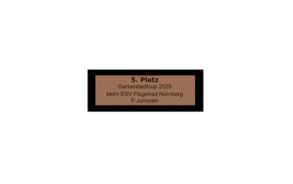 Fußballfigur A450 - Silber Schwarz / 10.5 cm