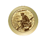 Glastrophäe 136-2 - Bunt / 20 cm