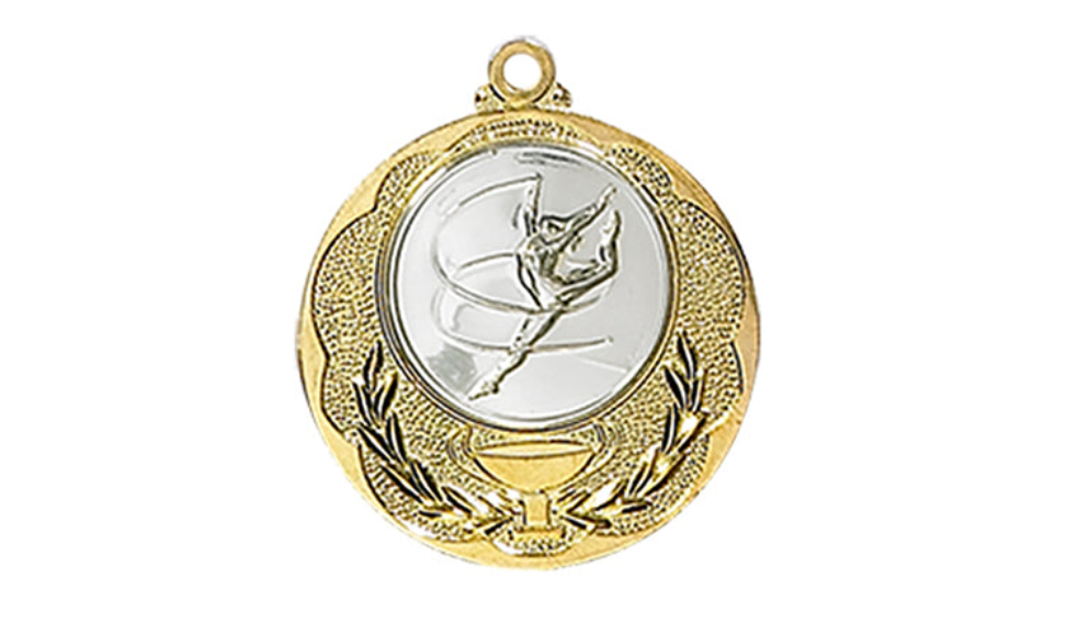 Medaille 028L Ø 40 mm - Gold / 50 mm