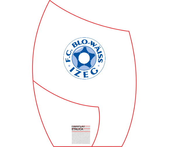 Glas Pokal Blau 8808-L - Transparent Blau / 20.5 cm / Laser-Gravur