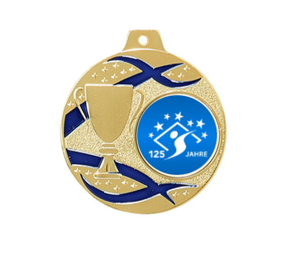 Medaille 079  Ø 50 mm - Gold / 50mm