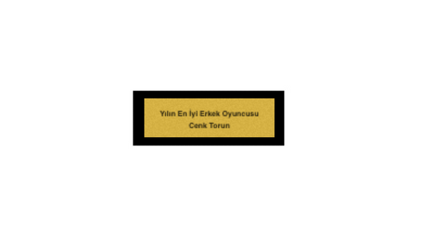Mini Pokal Stern 190-G - Gold / 10 cm