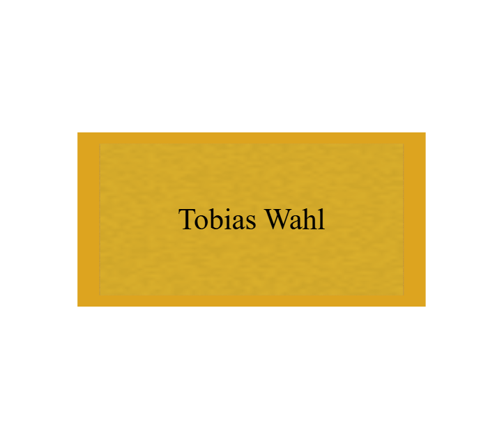 Gravurschild Gold selbstklebend - Gold / 50 x 25 mm