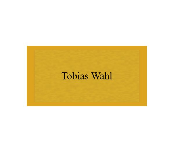 Gravurschild Gold selbstklebend - Gold / 50 x 25 mm