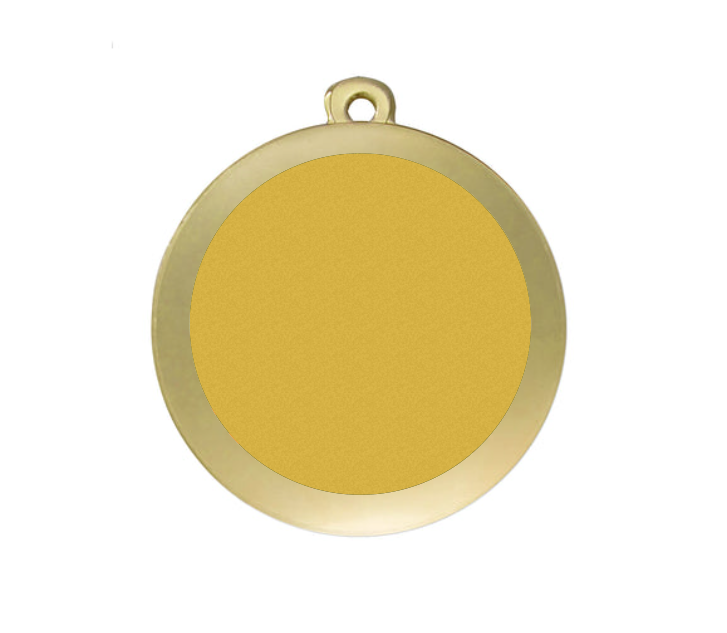 Medaille Fußball D101 59x39 mm - Gold / 59x39 mm
