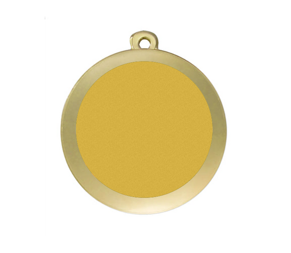Medaille Fußball D101 59x39 mm - Gold / 59x39 mm