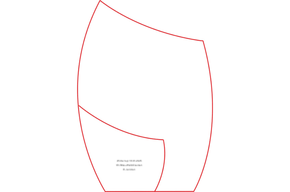 Glas Pokal 8808 Blau Lasergravur - Transparent Blau / 20.5 cm / Laser-Gravur