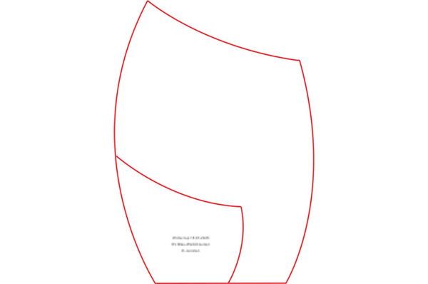 Glas Pokal 8808 Blau Lasergravur - Transparent Blau / 20.5 cm / Laser-Gravur