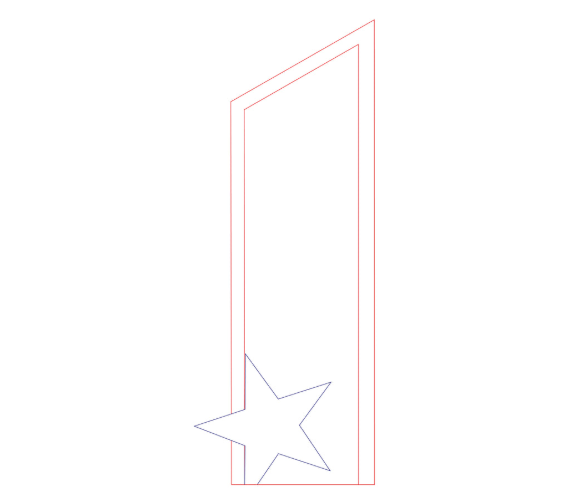 Crystal Ice Star Peak 7905 - Laser-Gravur / Gefrostet / Klar / 29.5 cm
