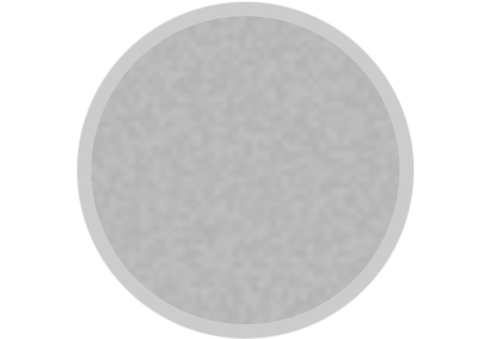 Aluminium-Emblem - 25 mm / Silber/Alu