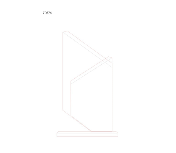 Budget Awards 79674 - Transparent / 21 cm / Laser-Gravur