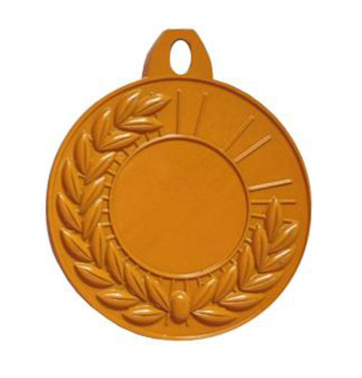 Farbmedaille Ø 50 mm - Orange / 50 mm